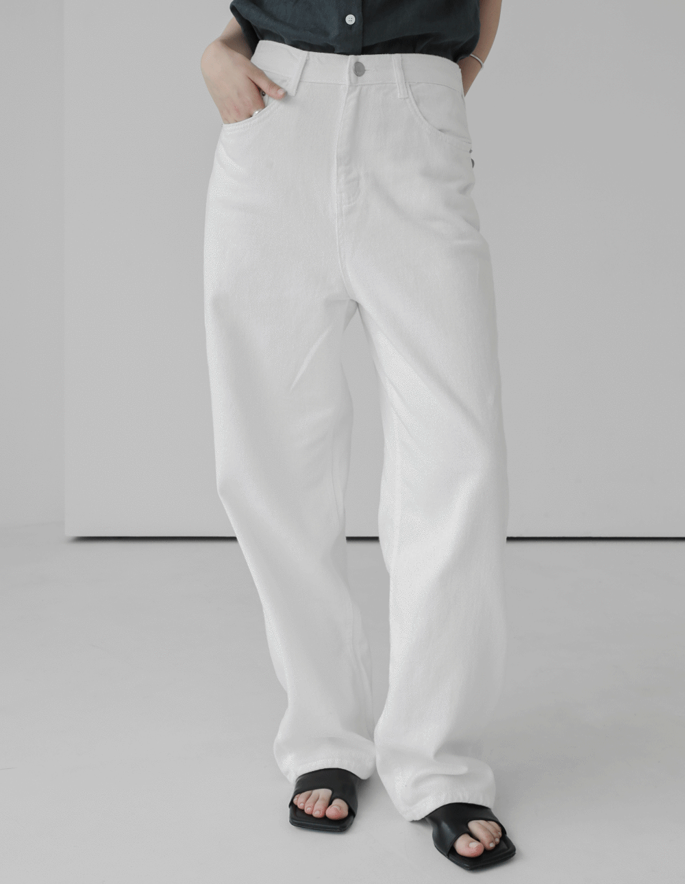 Straight Soft Cotton Pants